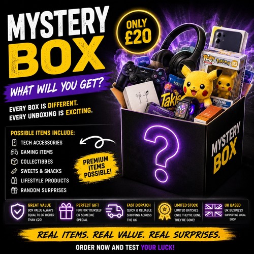 Mystery box gaming tech - £20,